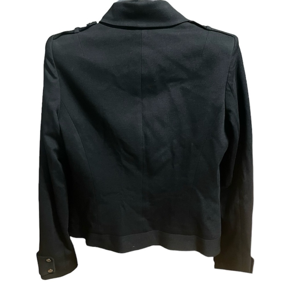 Robert Rodriguez Black Ponte Moto Jacket Double Breasted Size 6 - Picture 3 of 12
